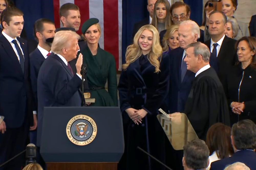 Donald Trump takes Oath as 47th President of America