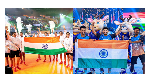 India Creates History in Men's and Women's Kho Kho World Cup