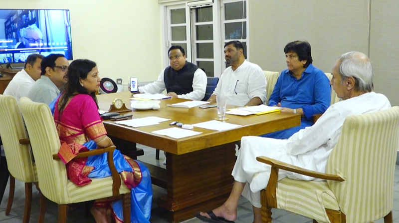 BJD Rajya Sabha MPs Meets Naveen Patnaik