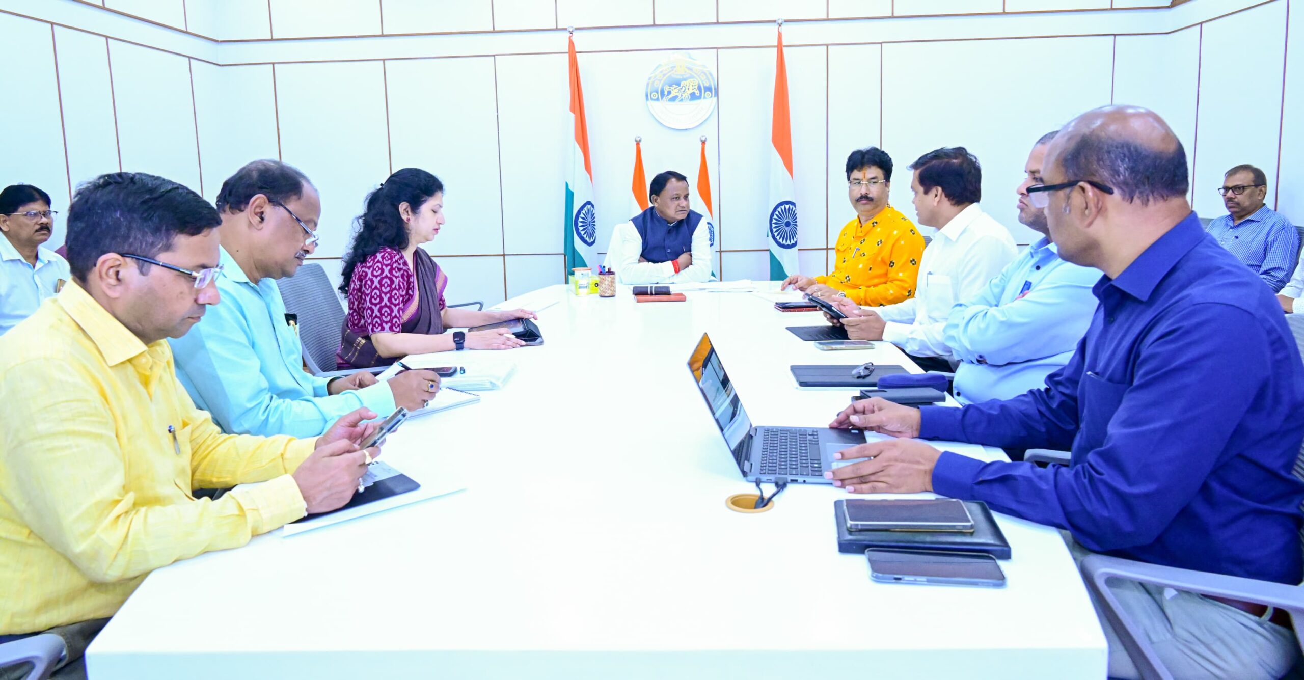 Odisha CM Reviews Twin City drainage systems