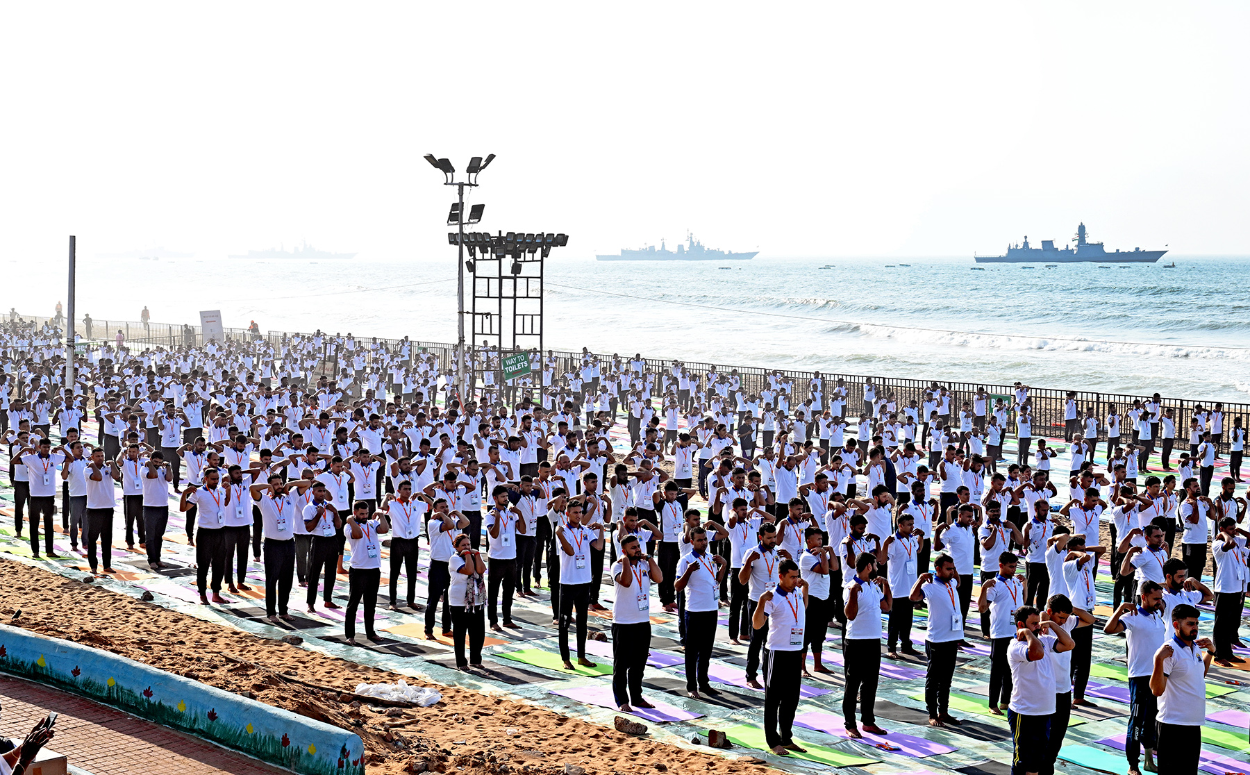 pm modi-leads-international-day-of-yoga-from-visakhapatnam