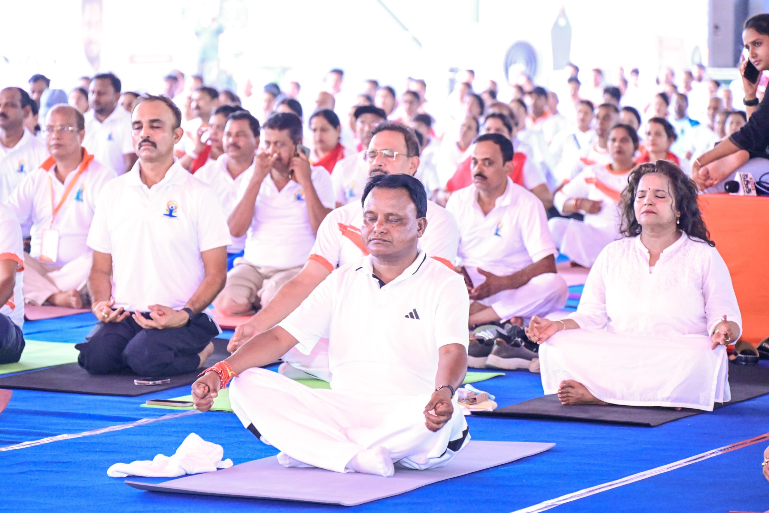 Odisha CM leads International Yoga Day Celebration at Kalinga Stadium