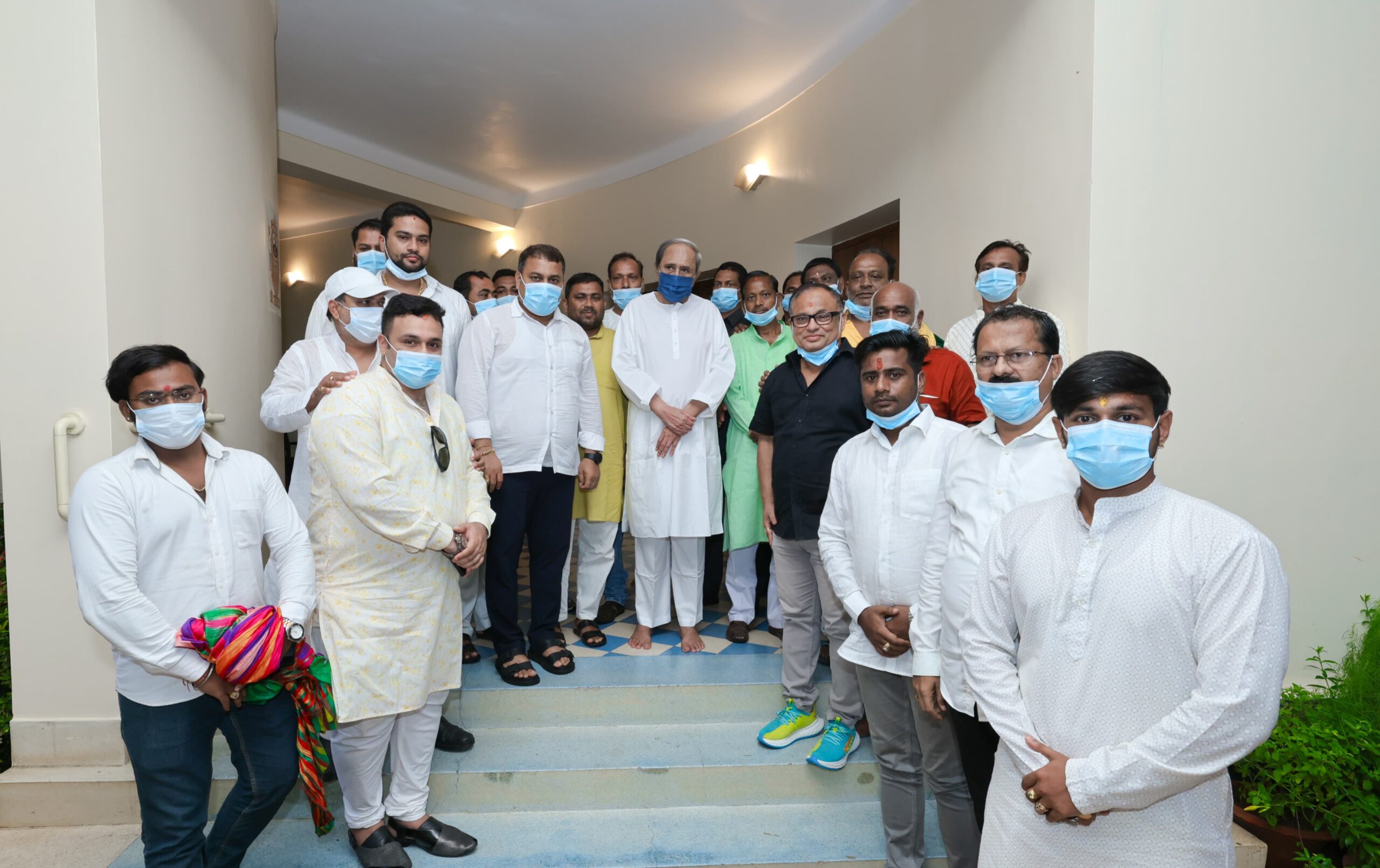 Puri Chhatisa Nijog servitors invite Naveen Patnaik for Ratha Jatra