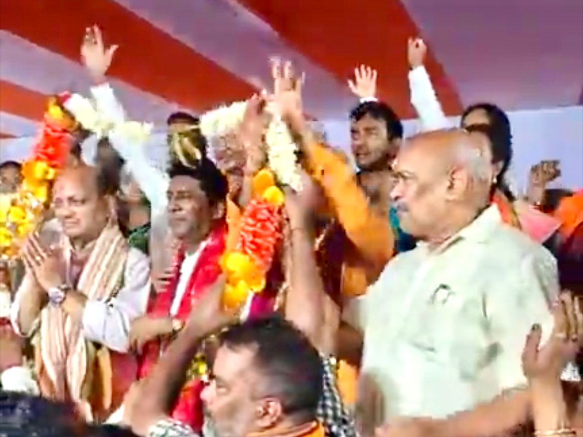 Jagannath Pradhan walks out of jail