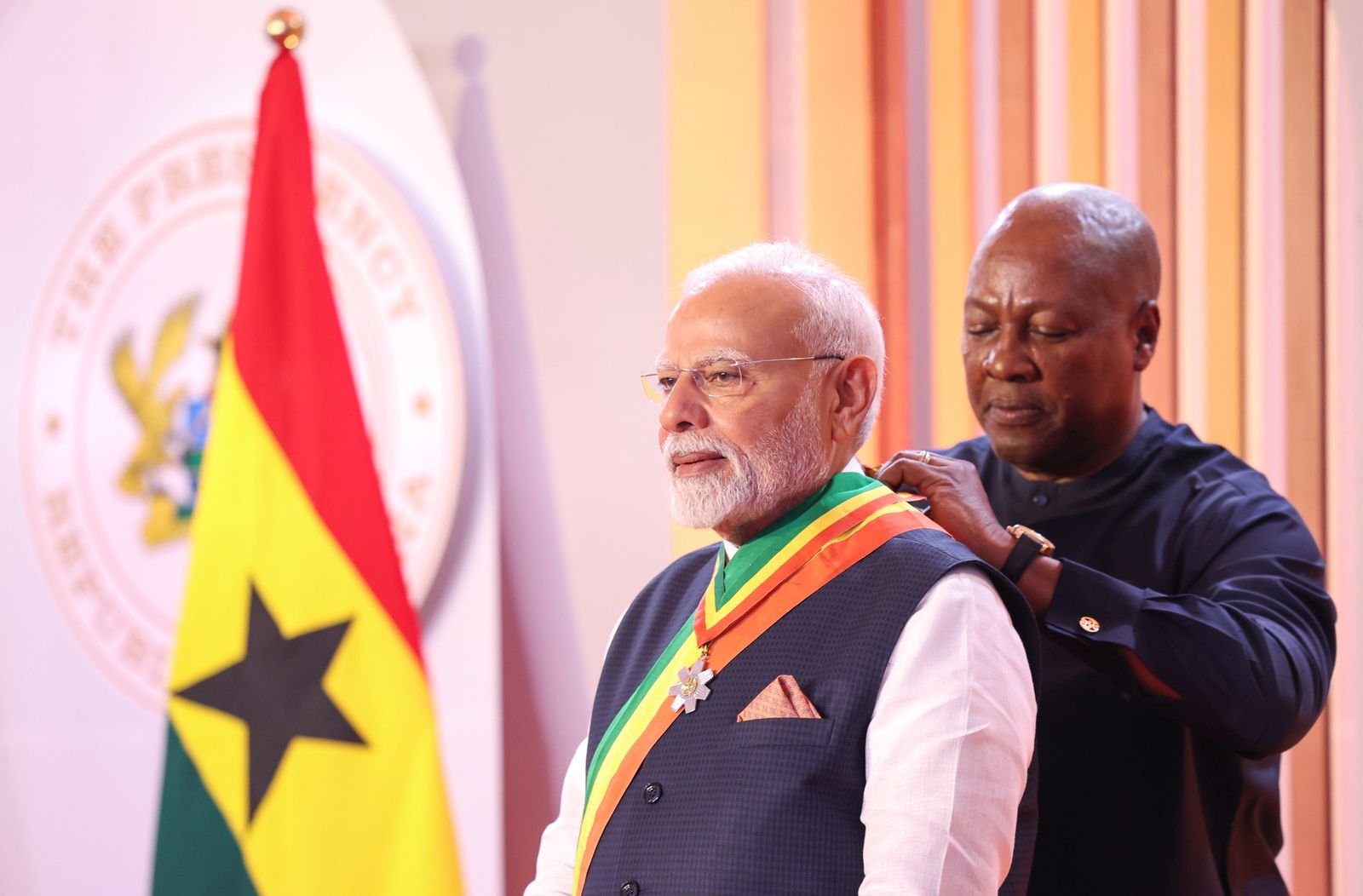 PM Modi Conferred Ghana's Highest Civilian Honour