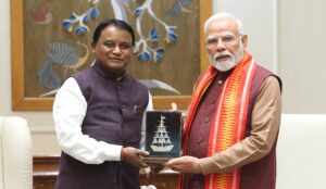 ପ୍ରଧାନମନ୍ତ୍ରୀ ମୋଦିଙ୍କୁ ଭେଟିଲେ ମୁଖ୍ୟମନ୍ତ୍ରୀ ମୋହନ ମାଝୀ