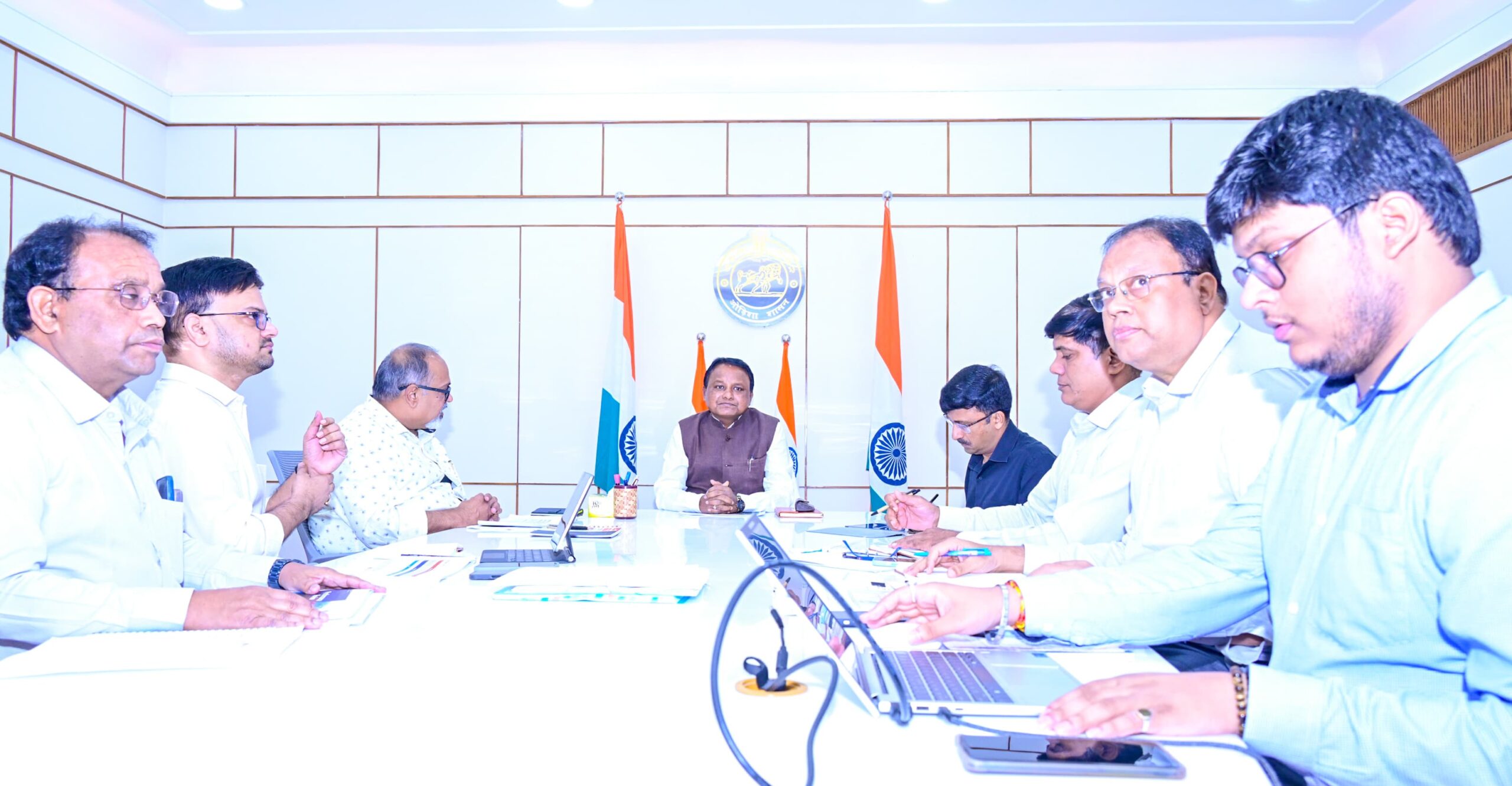 Odisha cm reviews-various-activities-of-odisha-mining-corporation