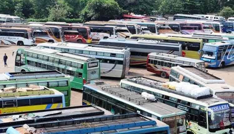 private buses resume operations in Odisha