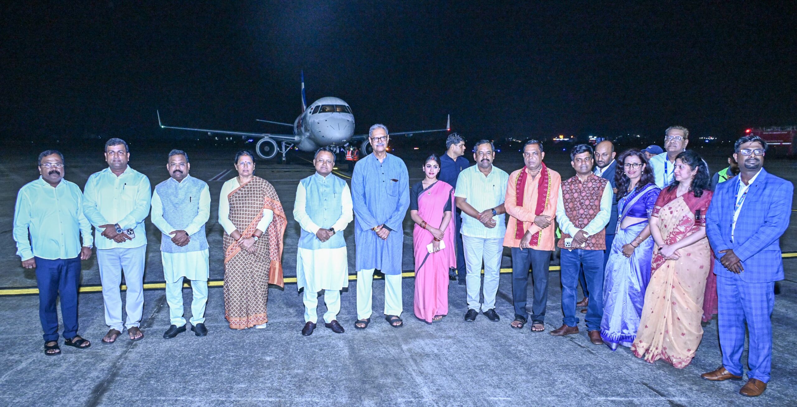 Odisha CM flags off Direct Flight From Bhubaneswar To Jharsuguda