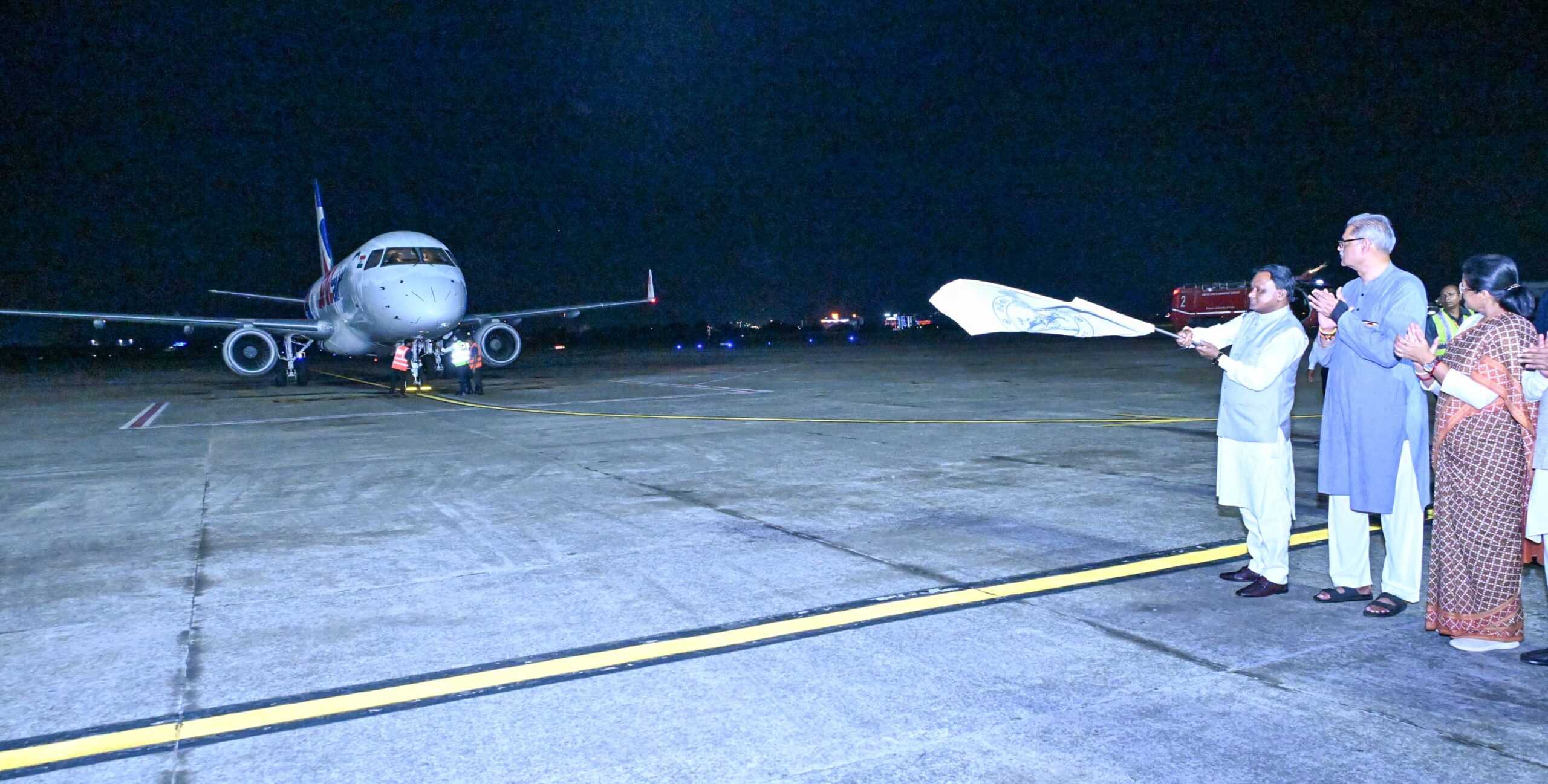 Odisha CM flags off Direct Flight From Bhubaneswar To Jharsuguda