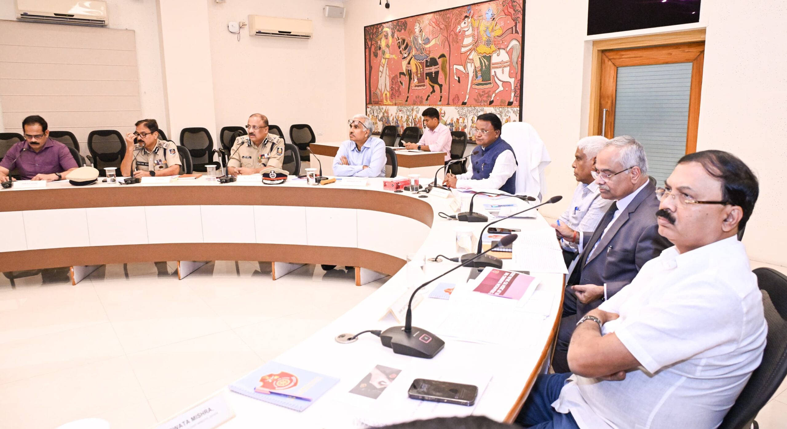 cm mohan majhi reviews Law & order situation in Odisha