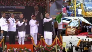 ବେଙ୍ଗାଲୁରୁରେ ତିନୋଟି ବନ୍ଦେ ଭାରତ ଏକ୍ସପ୍ରେସକୁ ଶୁଭାରମ୍ଭ କଲେ ପ୍ରଧାନମନ୍ତ୍ରୀ ମୋଦୀ