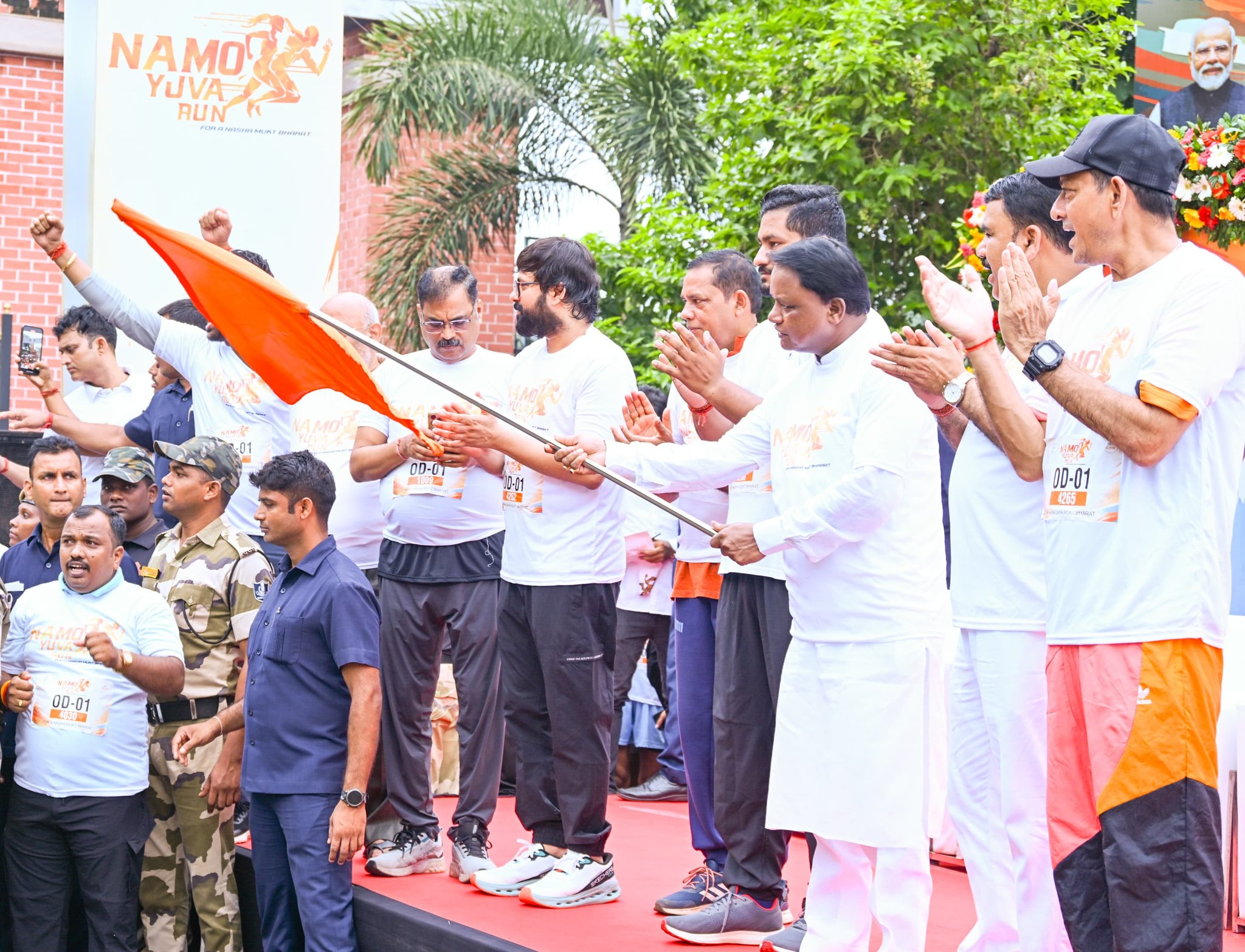 Odisha CM takes part in 'Namo Yuva Marathon' organized under "Drug-Free India Campaign"