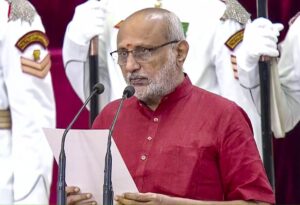 ୧୫ ତମ ଉପରାଷ୍ଟ୍ରପତି ଭାବେ ଶପଥ ନେଲେ ସି.ପି. ରାଧାକ୍ରିଷ୍ଣନ୍