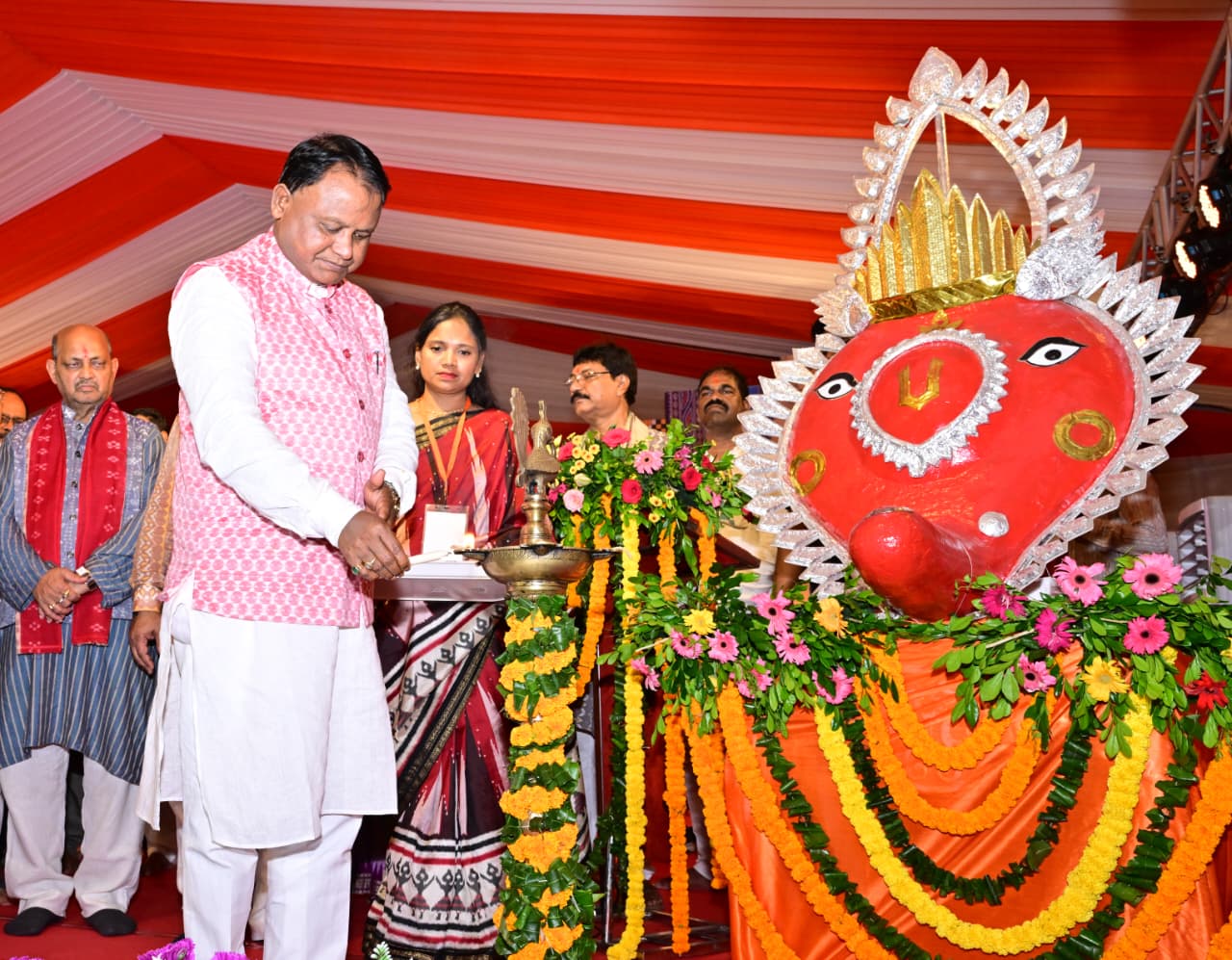 CM Mohan Majhi attends Nuakhai Bhetghat In Sambalpur