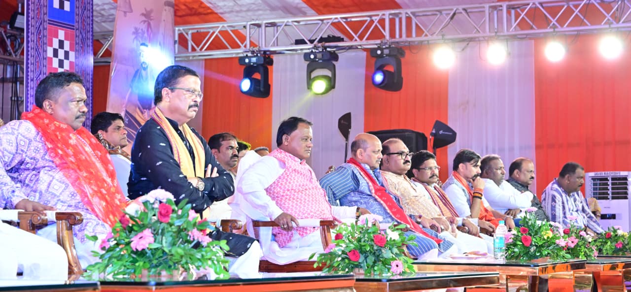 CM Mohan Majhi attends Nuakhai Bhetghat In Sambalpur