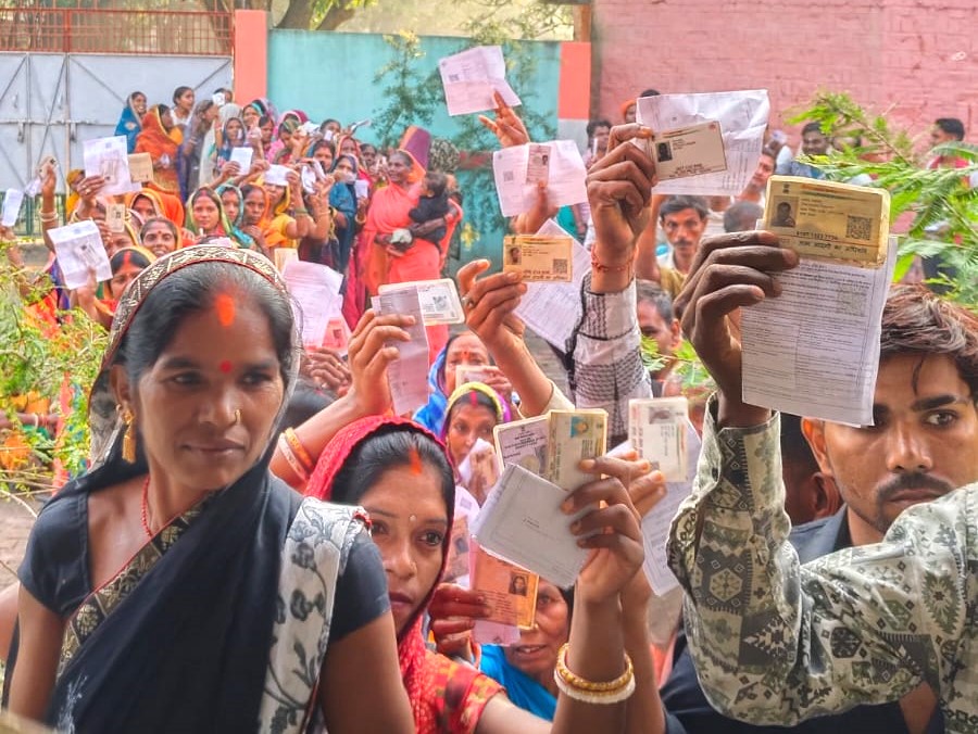 Phase 1 Polling underway for Bihar Assembly Elections