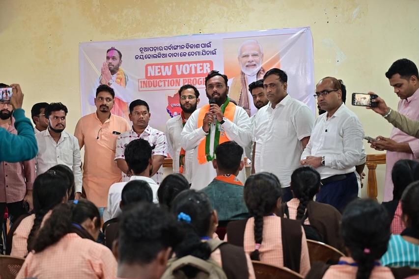 BJP's "New Voter Welcome" program in Nuapada