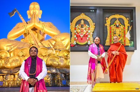 Odisha CM visits ‘Statue of Equality’ in Hyderabad