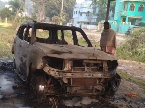 BJP Leader Car Burned: ବିଜେପି ନେତ୍ରୀଙ୍କ ଗାଡ଼ି ଜାଳିଦେଲେ ଦୁର୍ବୃତ୍ତ