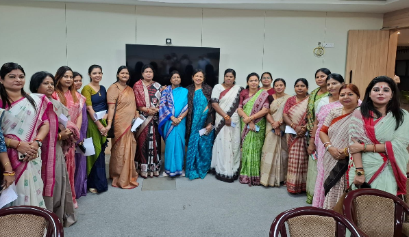 BJD women leaders' meet held at Shankha Bhawan today