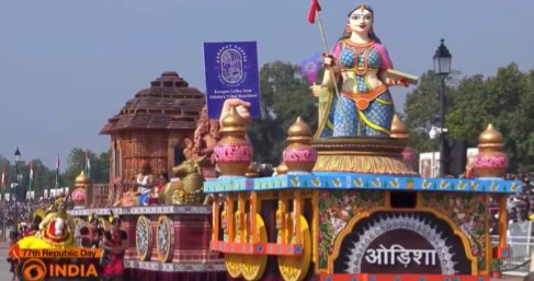 Odisha Tableau Rolled On Kartavya Path on Republic Day
