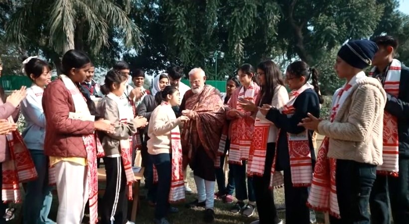 PM Modi Interacts with Student at Pariksha Pe Charcha