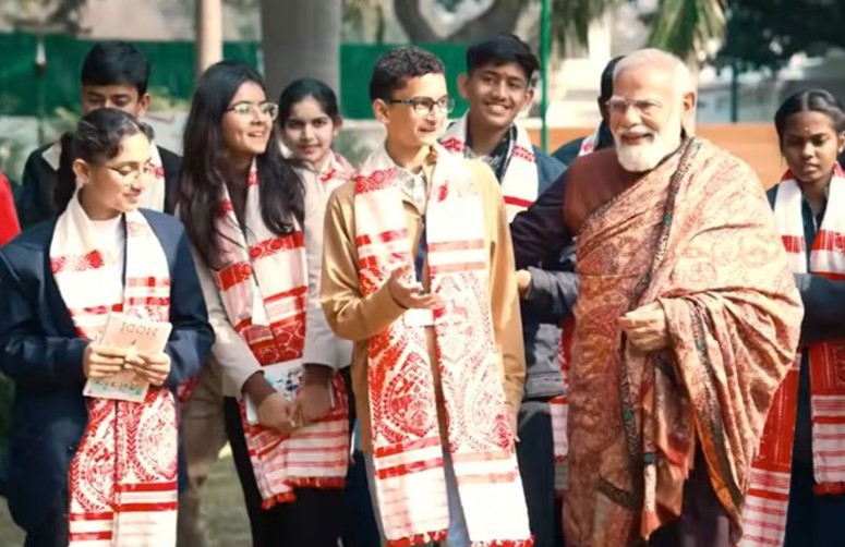PM Modi Interacts with Student at Pariksha Pe Charcha