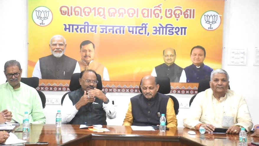 bjp-holds-key-meeting-on-sir-in-odisha