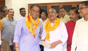 Odisha Rajya Sabha Election: ବିଜୟ ମହାପାତ୍ରଙ୍କୁ ଭେଟିଲେ ଦିଲ୍ଲୀପ ରାୟ