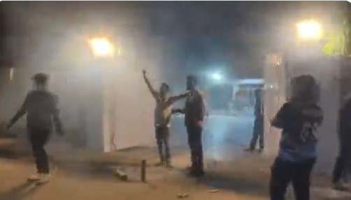 ruckus-outside-bjd-leader-pratap-jenas-house-after-youth-leaders-suspension