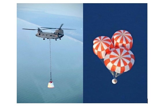 Isro completes second air drop test for Gaganyaan Mission