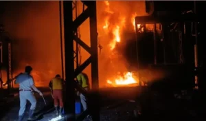Blast Triggers Fire in Railway Grid: ରେଲୱେ ଗ୍ରୀଡରେ ବଡଧରଣର ବ୍ଲାଷ୍ଟ