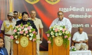N Rangasamy sworn in as Chief Minister of Puducherry