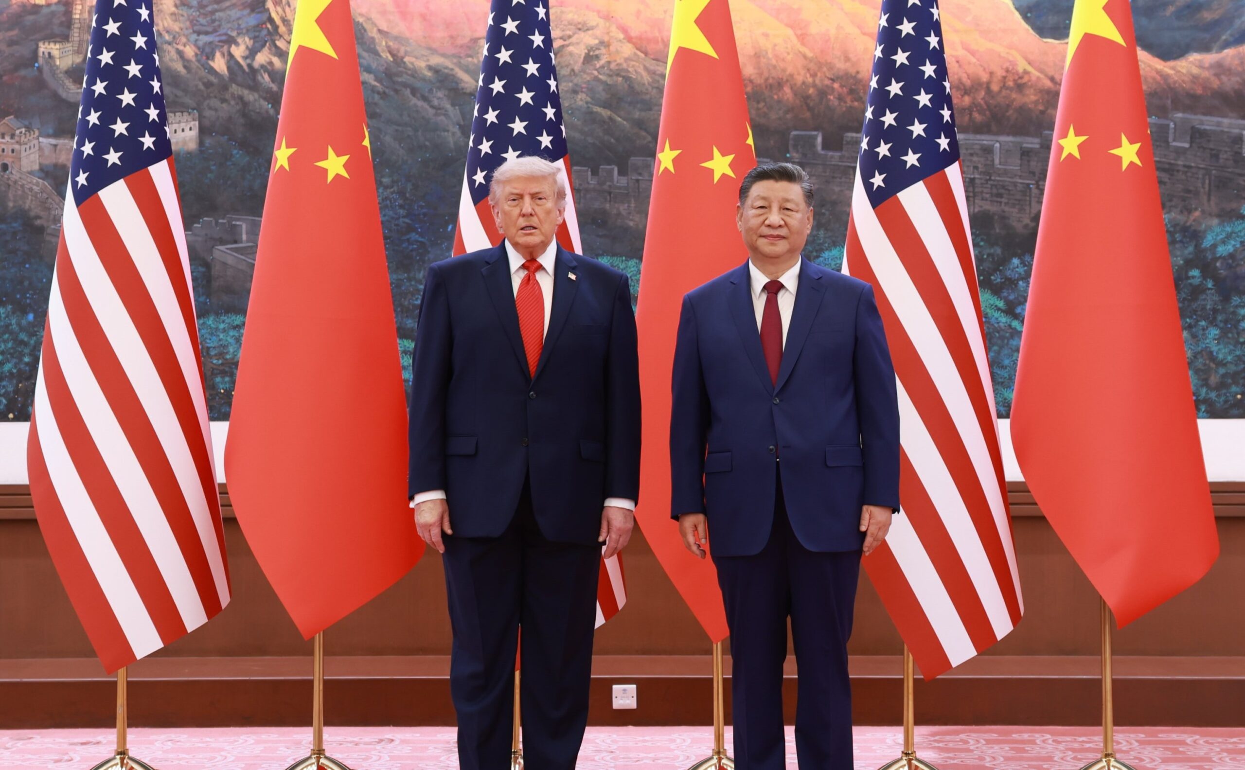 US President Donald Trump Arrives in Beijing for Two-Day Summit