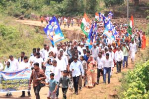 Sijmali Adivasi Sangharsh Yatra: ଯୁବ କଂଗ୍ରେସ ସିଜିମାଳି ବଞ୍ଚାଅ ପଦଯାତ୍ରାକୁ ପ୍ରବଳ ଜନ ସମର୍ଥ