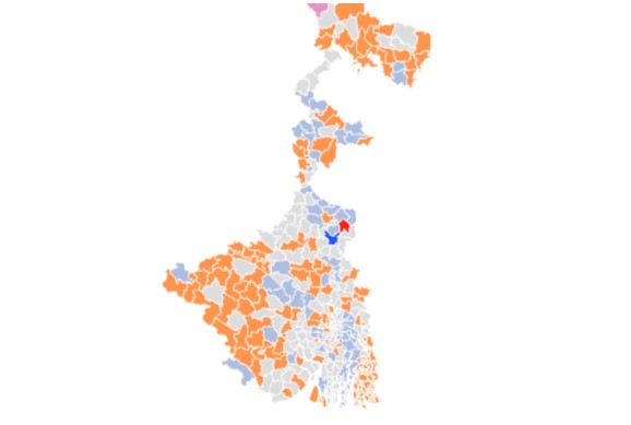 BJP Leading Over TMC in Bengal