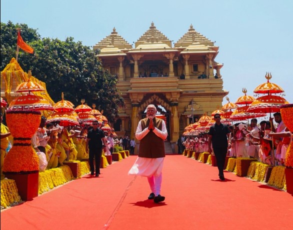 PM Modi participates Historic 75-years of 'Somnath Amrit Mahotsav' 