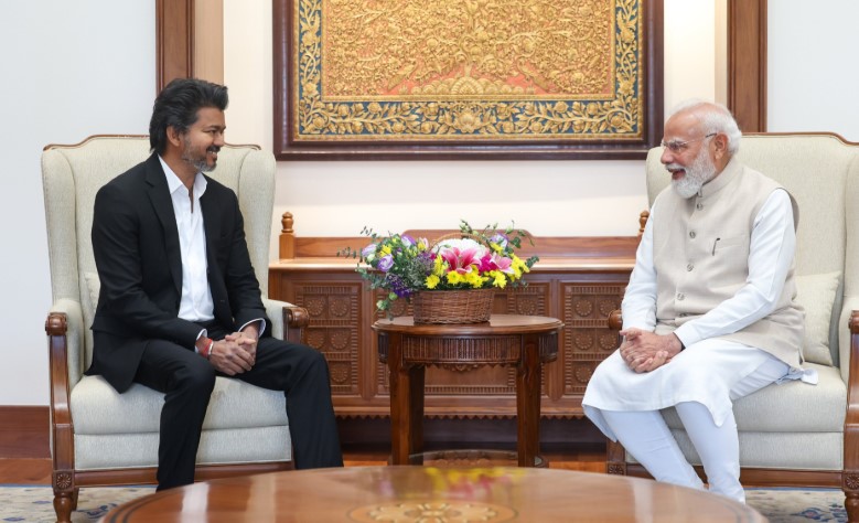 Tamil Nadu CM Vijay meets PM Modi in Delhi
