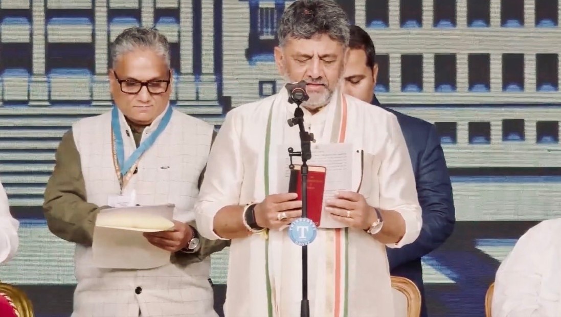 DK Shivakumar Sworn In as New Karnataka CM