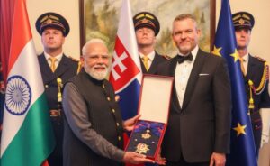 Slovakia confers its highest State honour upon PM Modi