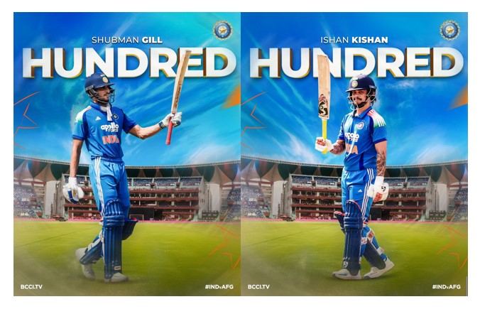 Gill & Kishan’s Record-Breaking 200-Run Partnership