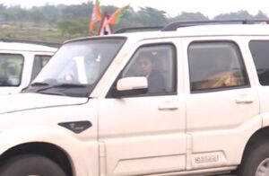 President Droupadi Murmu reaches Rairangpur, delayed by 2 Hours due to Bad Weather