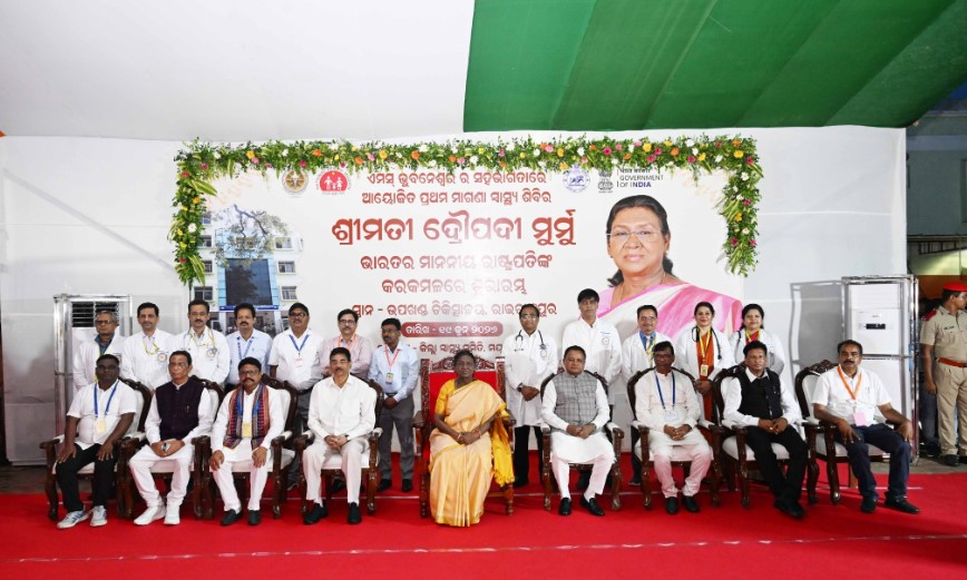 Multiple Projects inaugurated by President Murmu during Rairangpur Visit
