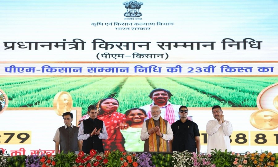 PM Modi releases PM-Kisan instalment of Rs 18,880 crore to 9.44 crore Farmers