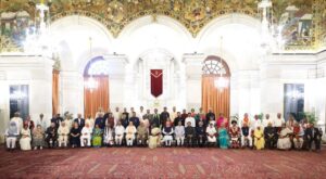 PM Modi attends Civil Investiture Ceremony-II at Rashtrapati Bhavan