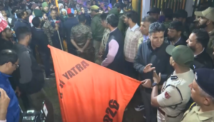 Amarnath Yatra begins as first batch of Pilgrims heads to holy cave