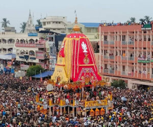 Nandighosa Ratha: ଅପେକ୍ଷାର ଘଟିଲା ଅନ୍ତ; ଗଡ଼ିଲା ଶ୍ରୀଜଗନ୍ନାଥଙ୍କ ନନ୍ଦିଘୋଷ ରଥ