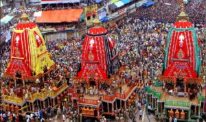 Ratha Jatra: ସରିଲା ରଥଟଣା; ଶରଧାବାଲିରେ ପହଞ୍ଚିଲା ୩ ରଥ