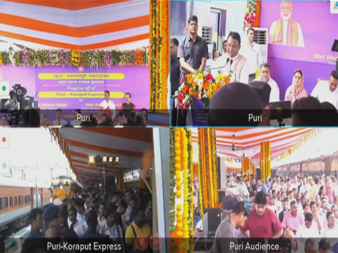 Puri-Koraput Express Inaugurated